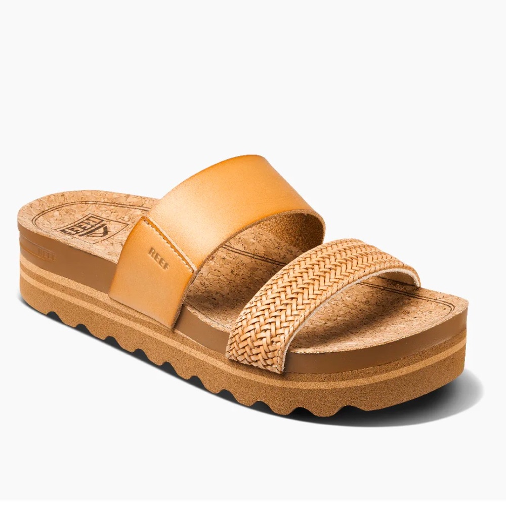 Reef Cushion Vista Hi Sandal Size: 6